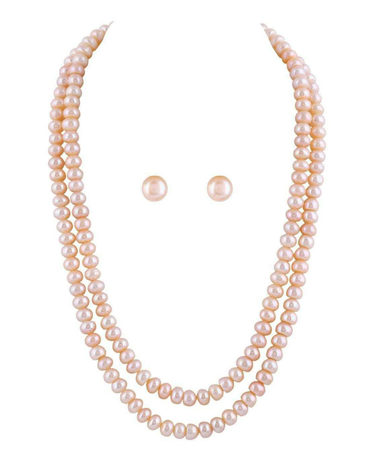 Double Line Real Natural Fresh Water Hyderabadi Button Shaped 4 To 10