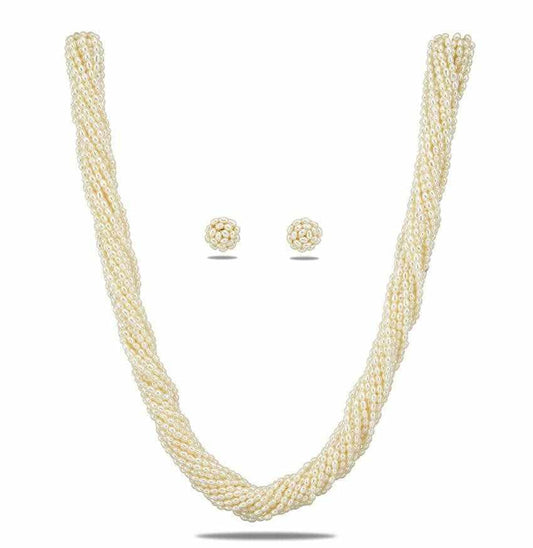 Real Natural Fresh Water Pearl Set for Women/Girls