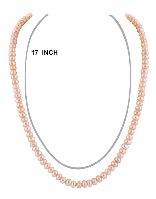 GDJ Natural Fresh Water Pearls Set Set For Women n Girls