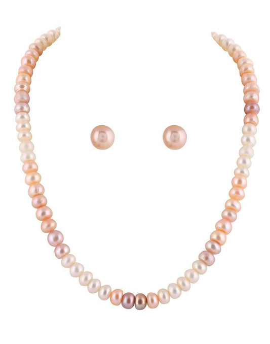 Real Natural Fresh Water Hyderabadi Semi Round Shaped Single Layered P