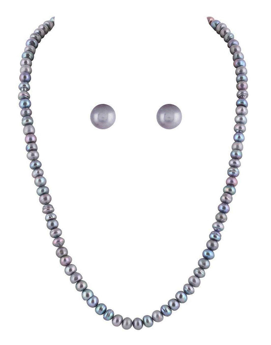 Single Line Natural Fresh Water Pearls Set For Women n Girls