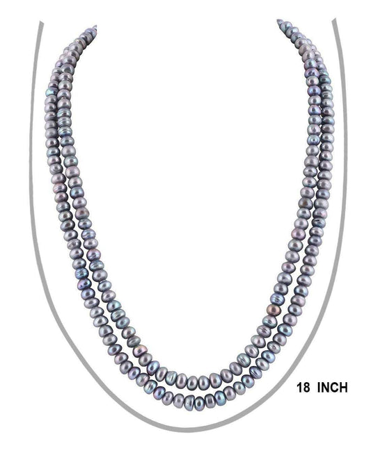 Double Line Natural Fresh Water Pearls Set