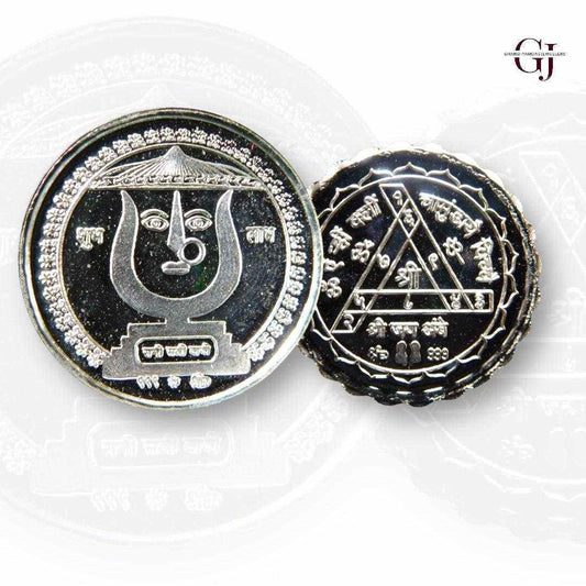 Goddess Rani Sati Dadi -3D Silver Coin 24KT Purity 999 Round Shape - B