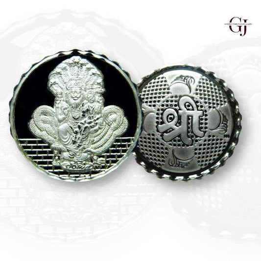 God Narsimha - 3D Silver Coin 24KT Purity 999 Round Shape