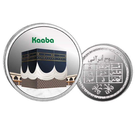 Kaba Color Fine 3D Silver Coin Purity 999 Round Shape
