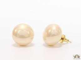 Beautiful peech colour pearl earrings matches for all girls