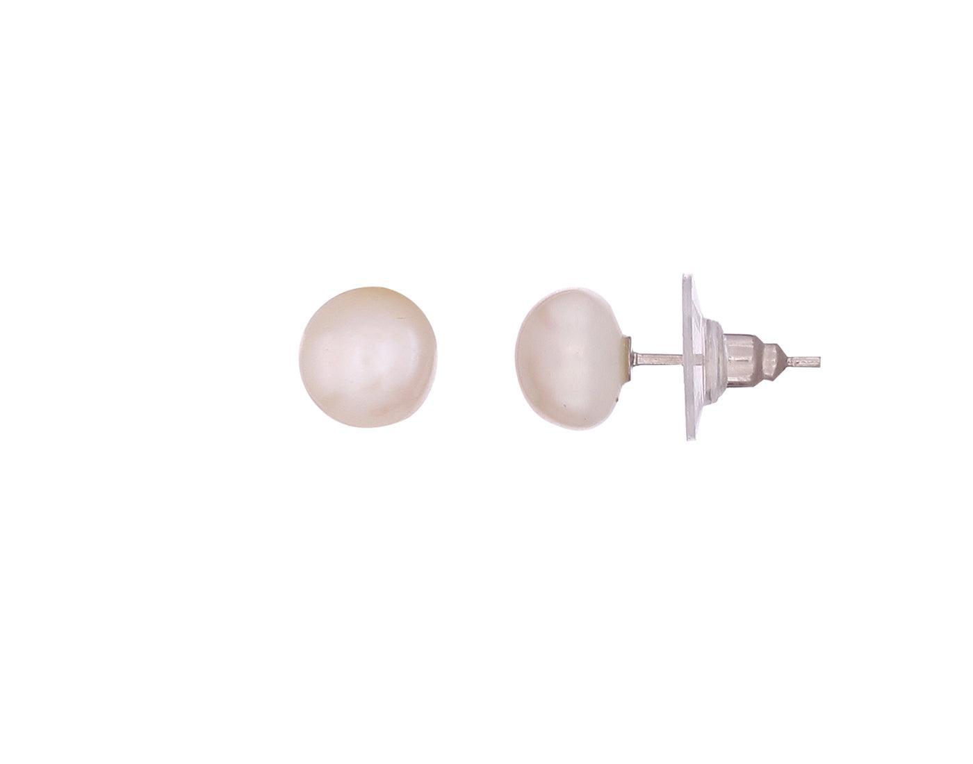 Three Layered Oval Shape Pearl Set  for Women