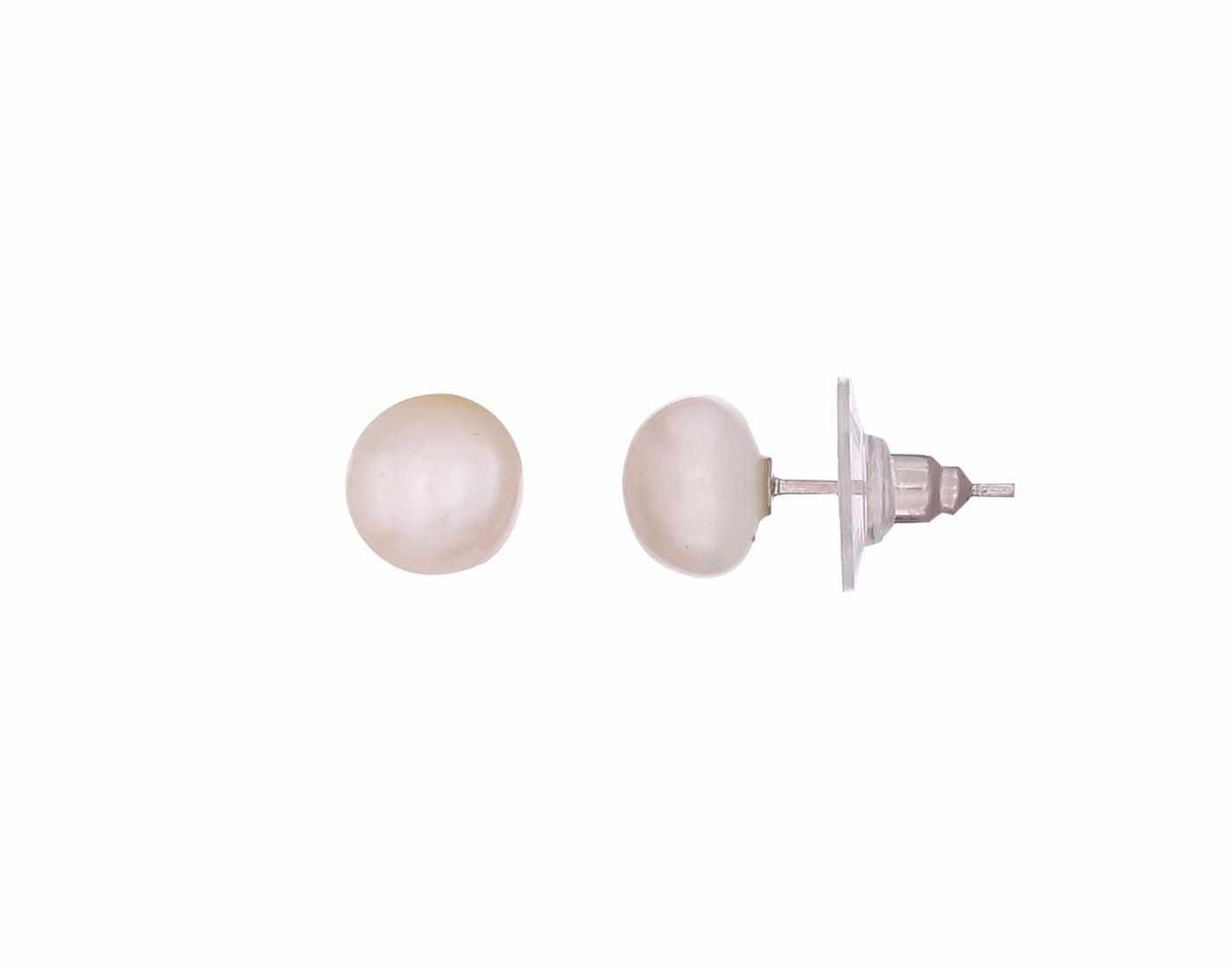 Double Layered Oval Shape Pearl Set  for Girls