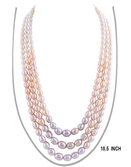 Natural Fresh Water Pearl Set Chain from for Women