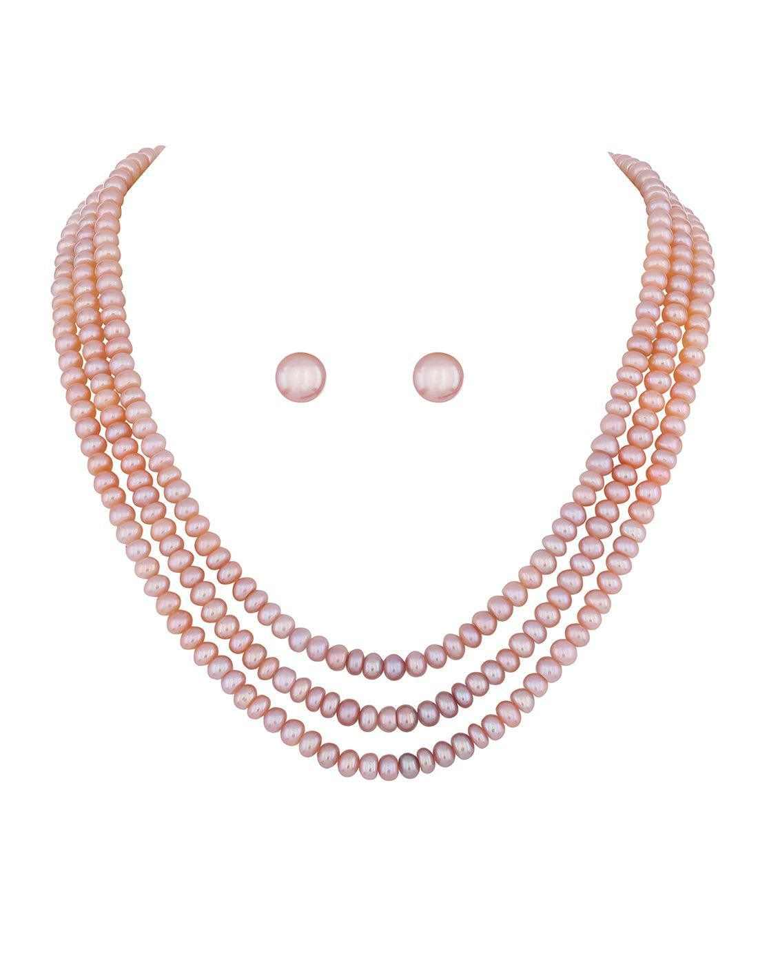 Triple  Layer Natural Fresh Water Dark Peech Colour Hyderabadi Pearl S