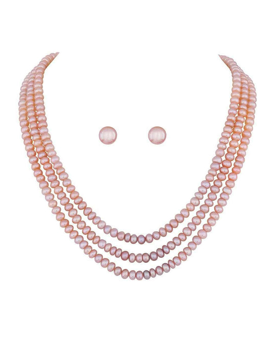 Triple  Layer Natural Fresh Water Dark Peech Colour Hyderabadi Pearl S