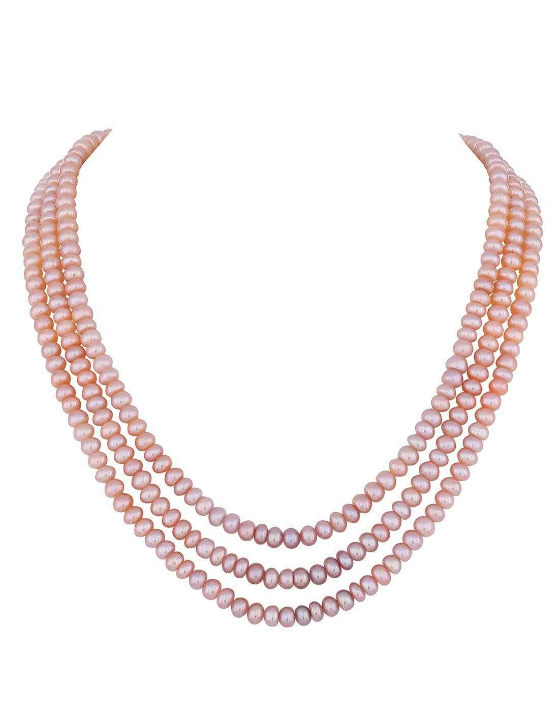 Triple  Layer Natural Fresh Water Dark Peech Colour Hyderabadi Pearl S