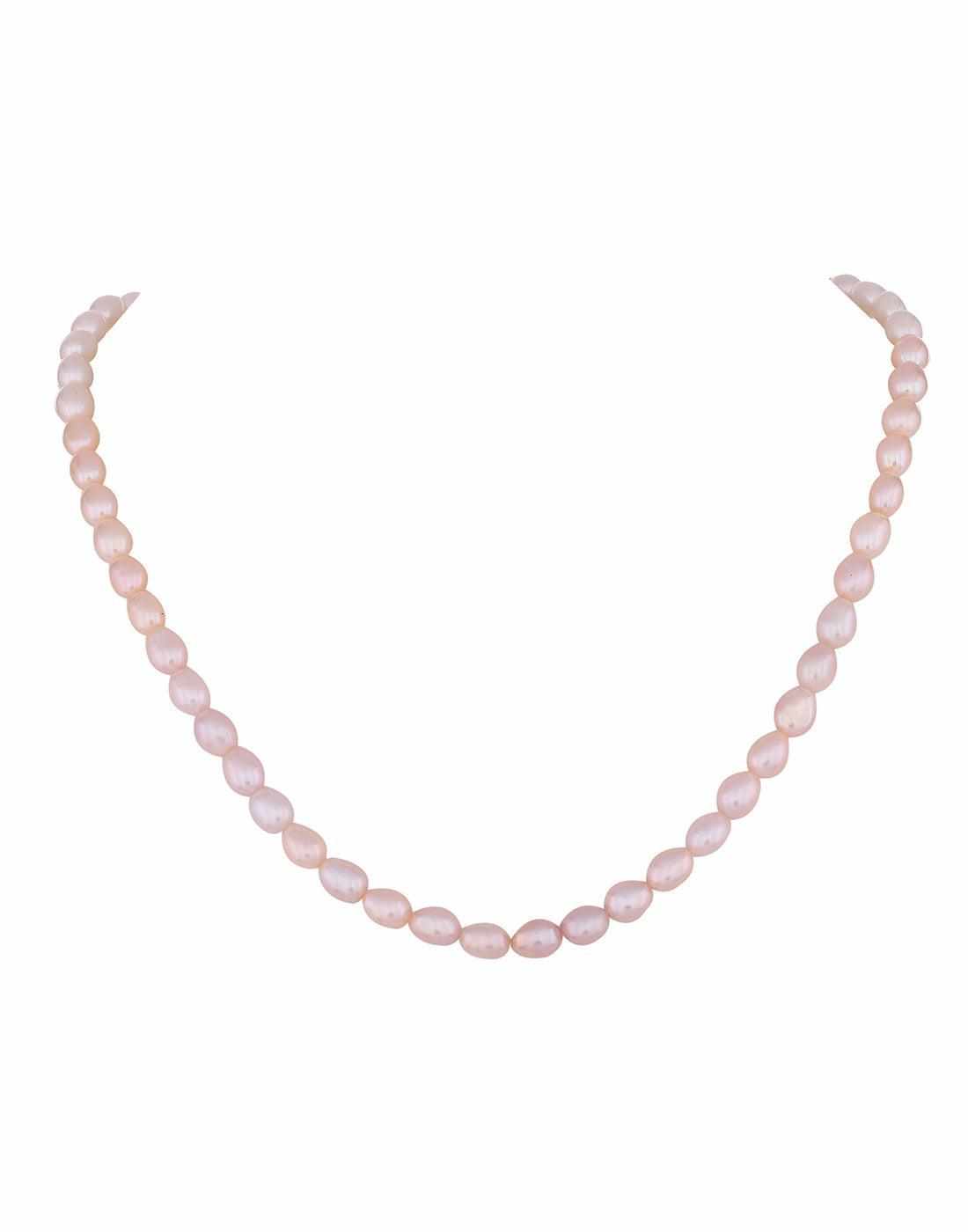 Natural Fresh Water Oval Shape Pearls Set For Women n Girls