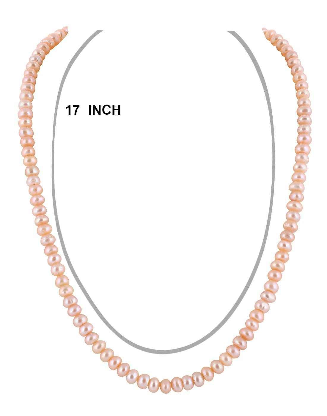 GDJ Natural Fresh Water Pearls Set Set For Women n Girls