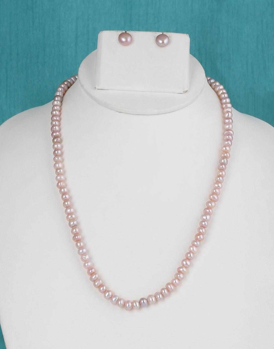 Natural Fresh Water Pearls Set Set For Women n Girls