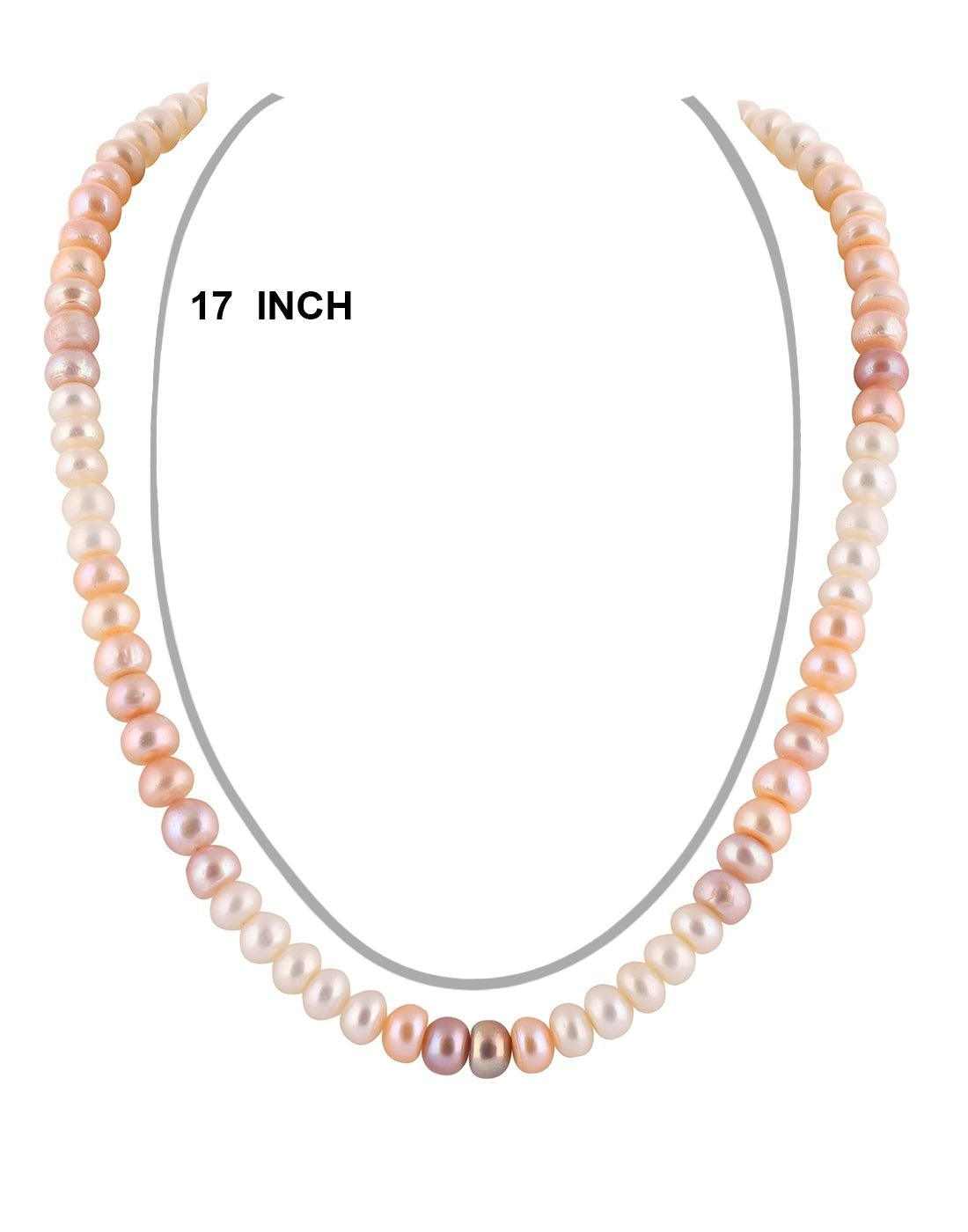 Real Natural Fresh Water Hyderabadi Semi Round Shaped Single Layered P