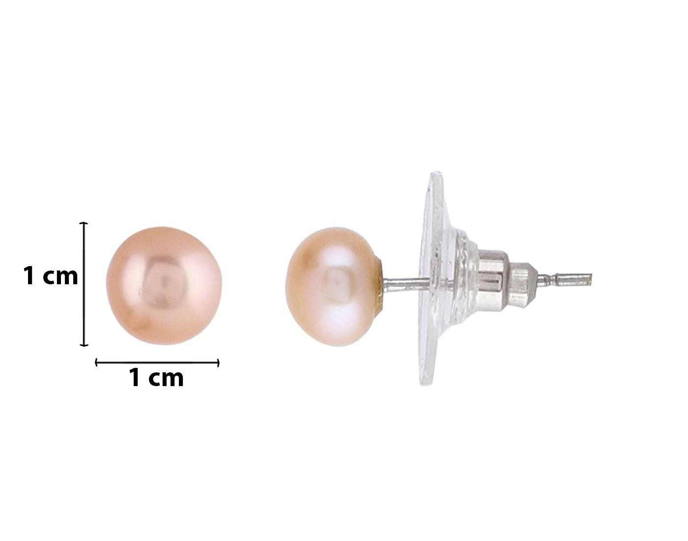 Real Natural Fresh Water Hyderabadi Semi Round Shaped Single Layered P