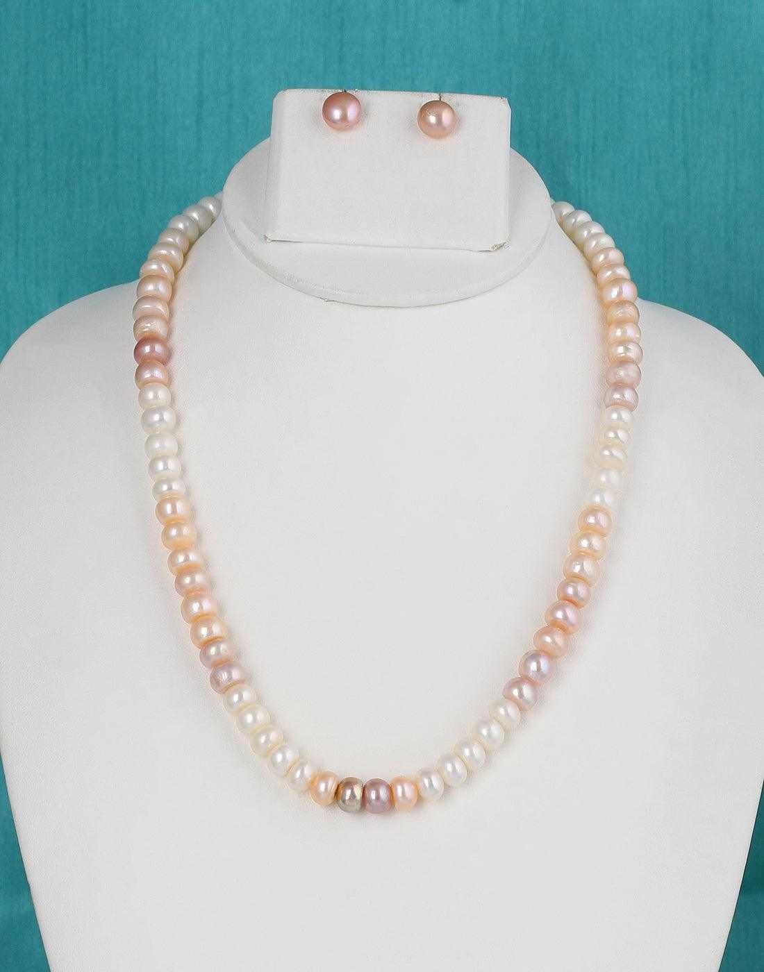 Real Natural Fresh Water Hyderabadi Semi Round Shaped Single Layered P