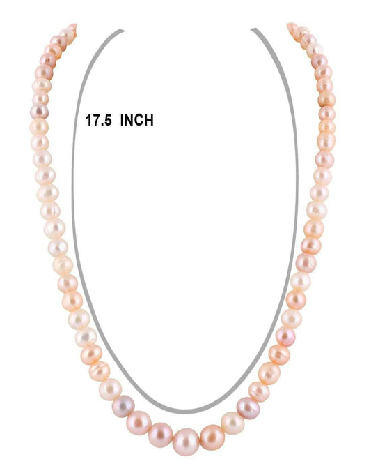 Real Natural Fresh Water Hyderabadi  Semi Round Shaped  Pearl Multi Co