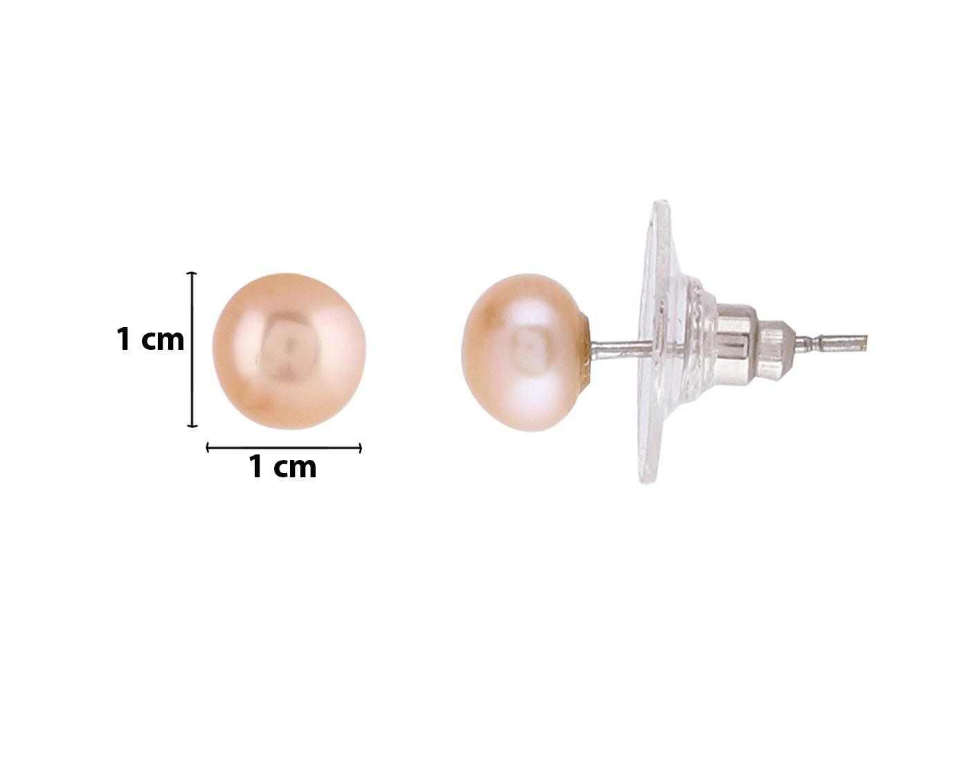 Real Natural Fresh Water Hyderabadi  Semi Round Shaped  Pearl Multi Co