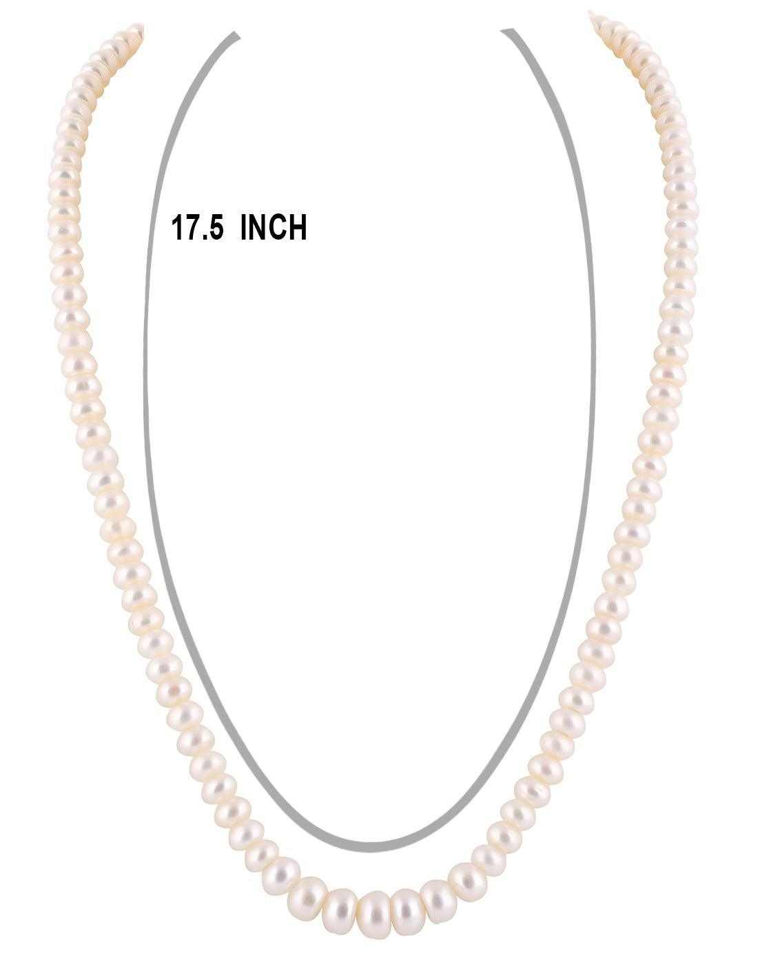 Single  Layer Real Natural Fresh Water Hyderabadi Button Shaped  Pearl