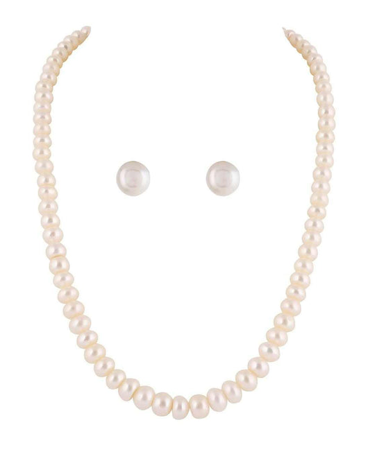 Natural Fresh Water Hyderabadi Pearl Graduation Set  With Certificate 