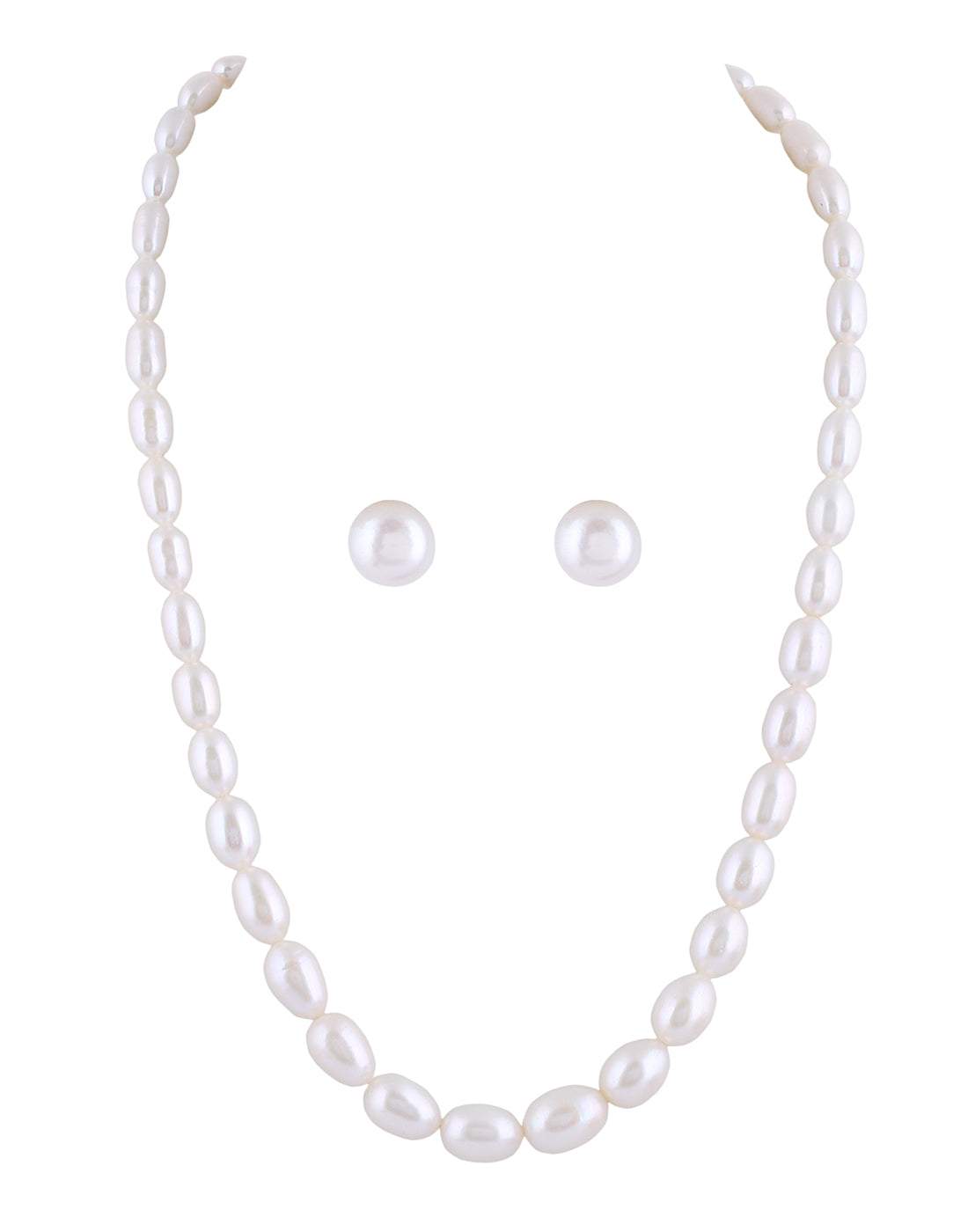 Real Natural Fresh Water Single Layer Pearl Set