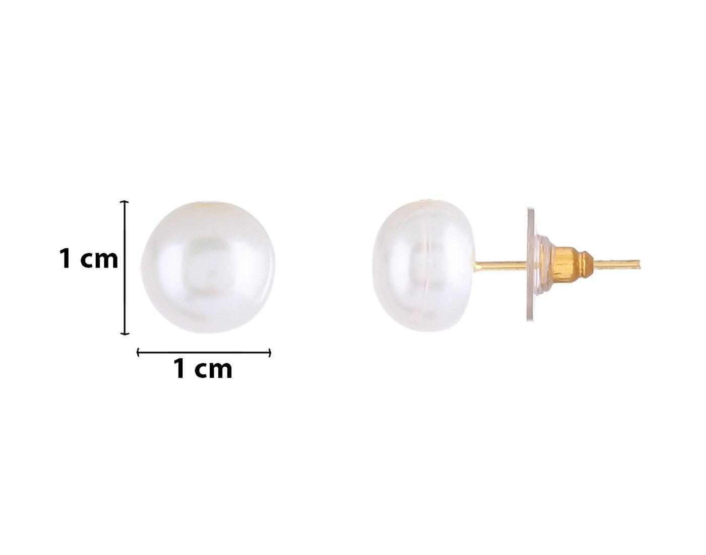 Double line Real Natural Fresh Water Hyderabadi Round Pearl Set 