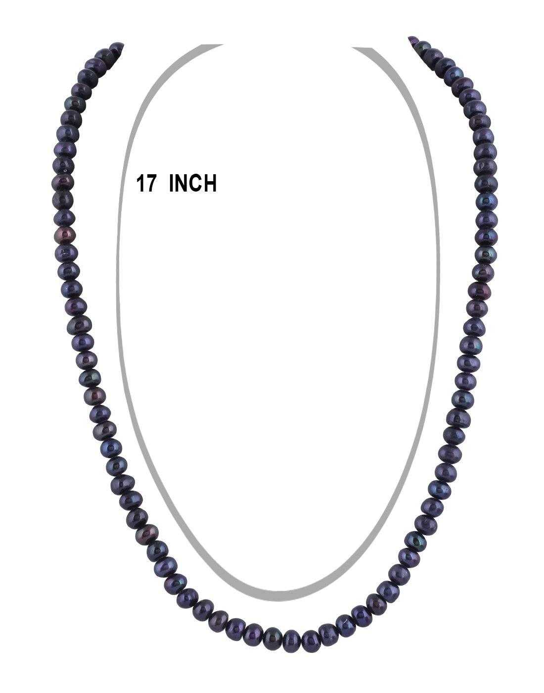 Single Line Black Pearl Set