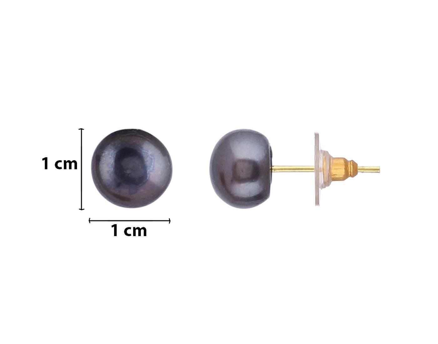 2 Line Black Pearl Set For Women/Girls