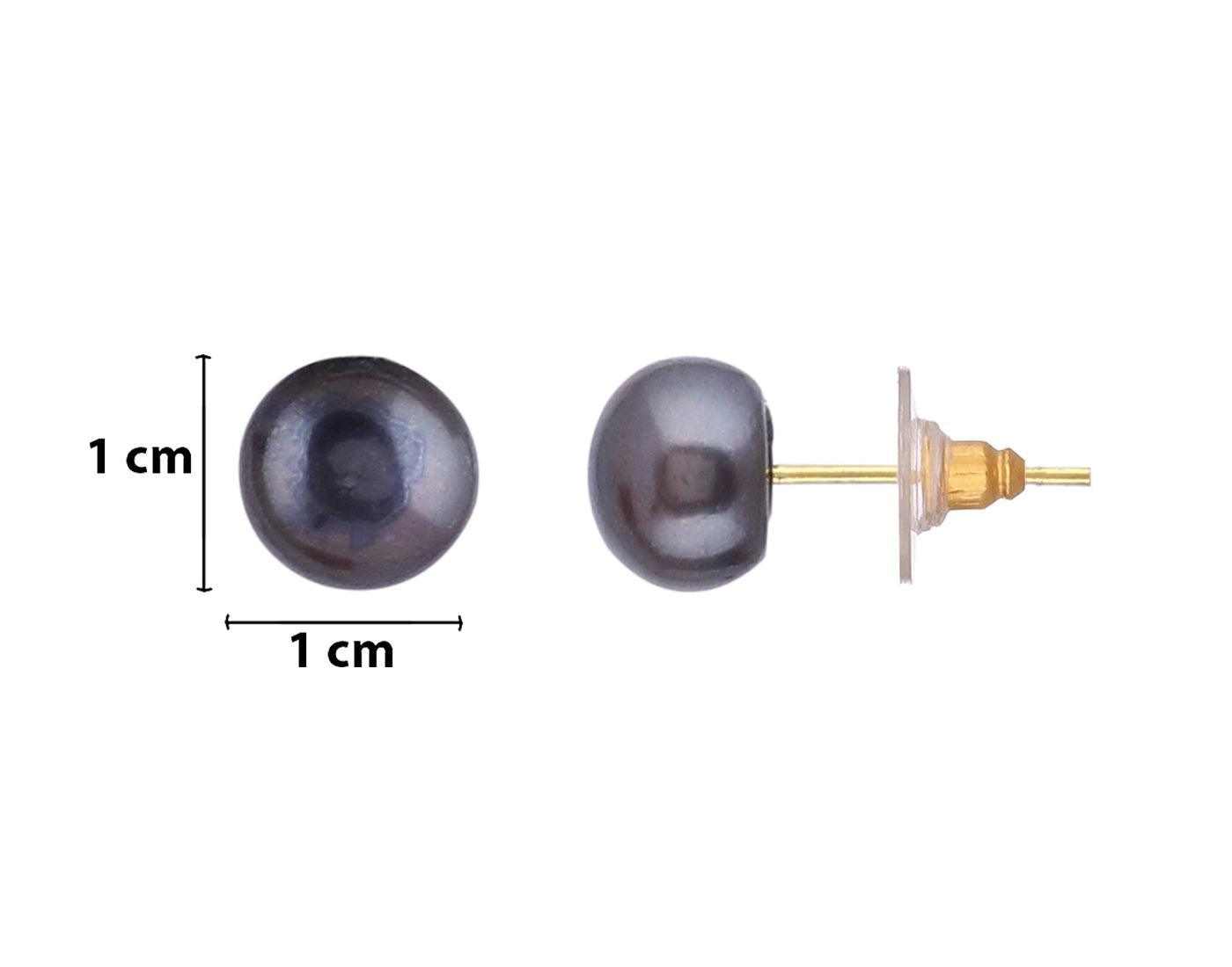 3 Line Black Pearl Set For Women/Girls