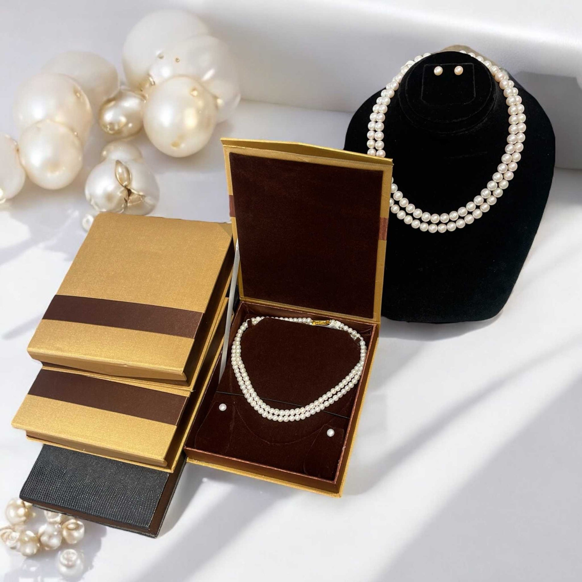 Irresistible Allure of Freshwater 3-Line Choker Necklaces