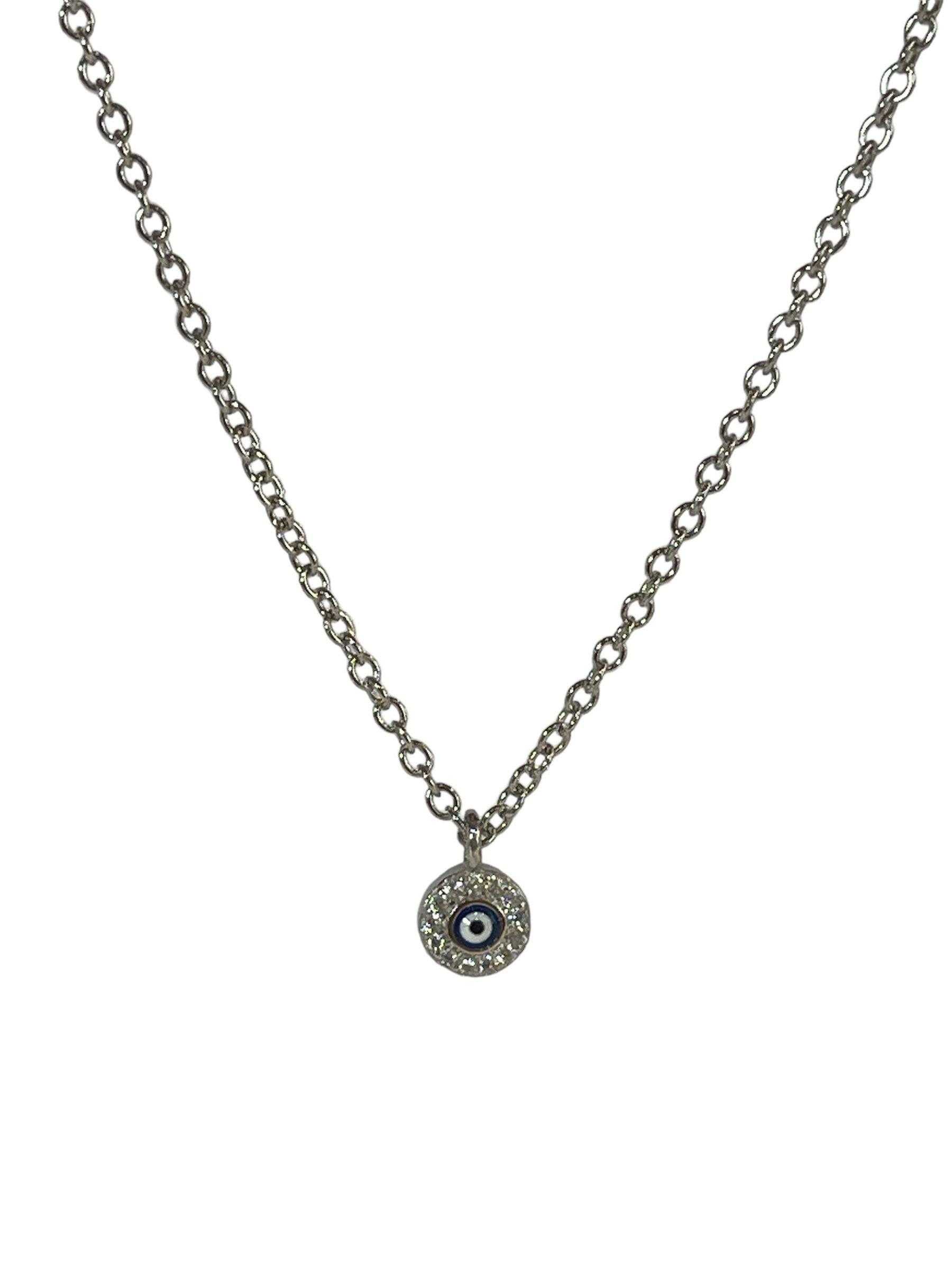 Evil eye 925 silver Necklace