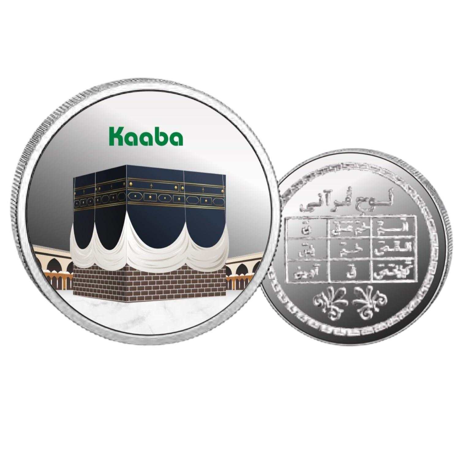Kaba Color Fine 3D Silver Coin Purity 999 Round Shape