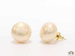 Beautiful peech colour pearl earrings matches for all girls